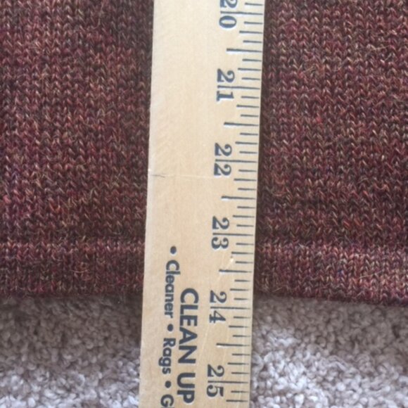 Alpaca Cardigan Auburn Size M - Picture 7 of 9